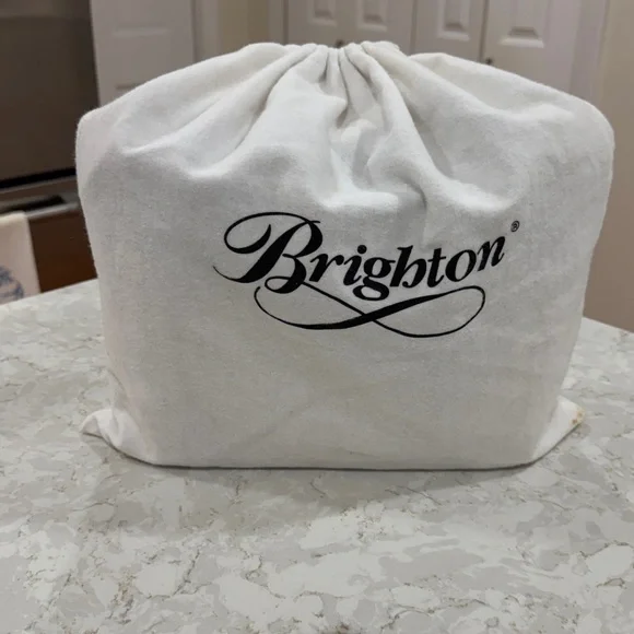 BRIGHTON Wicker Straw Purse Shoulder Bag Dark Brown Croc Leather Trim - Picture 11 of 11